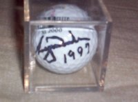 Tiger Woods Autographed Golf Ball