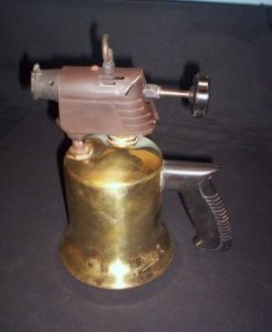 Craftsmans Tools Brass Vintage Blow Torch